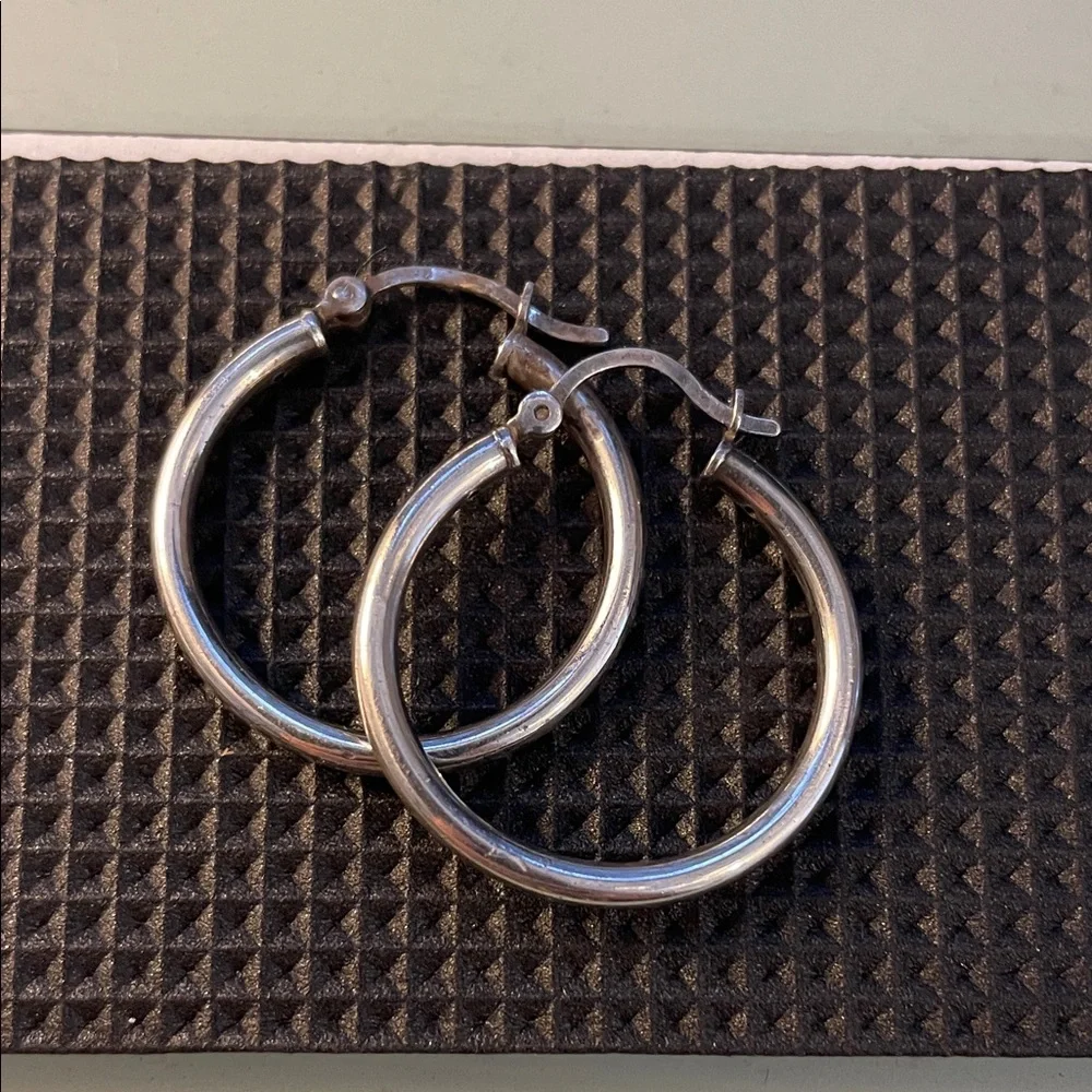 Sterling Silver Hoop Earrings
